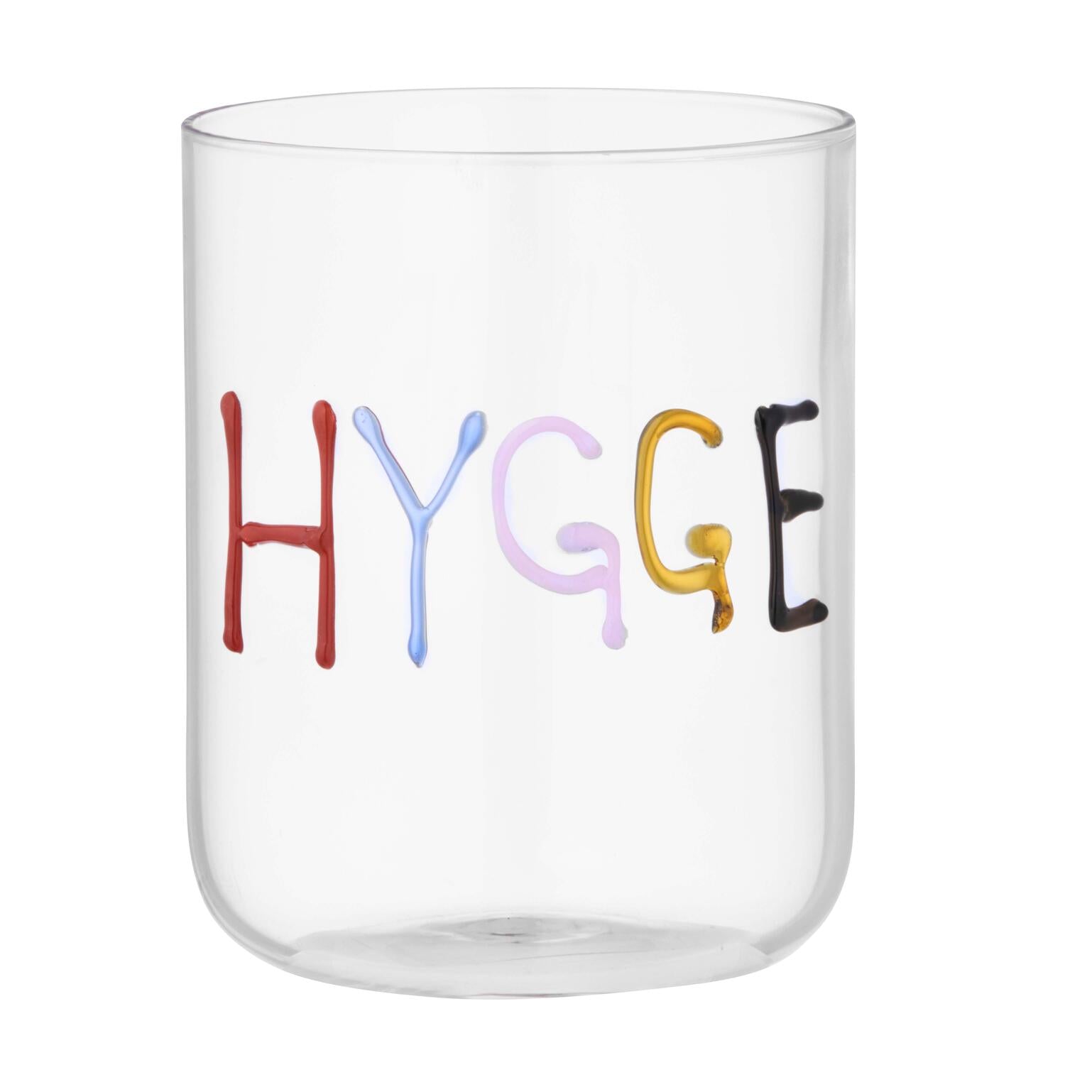 HYGGE glas, klar - H10,5 cm